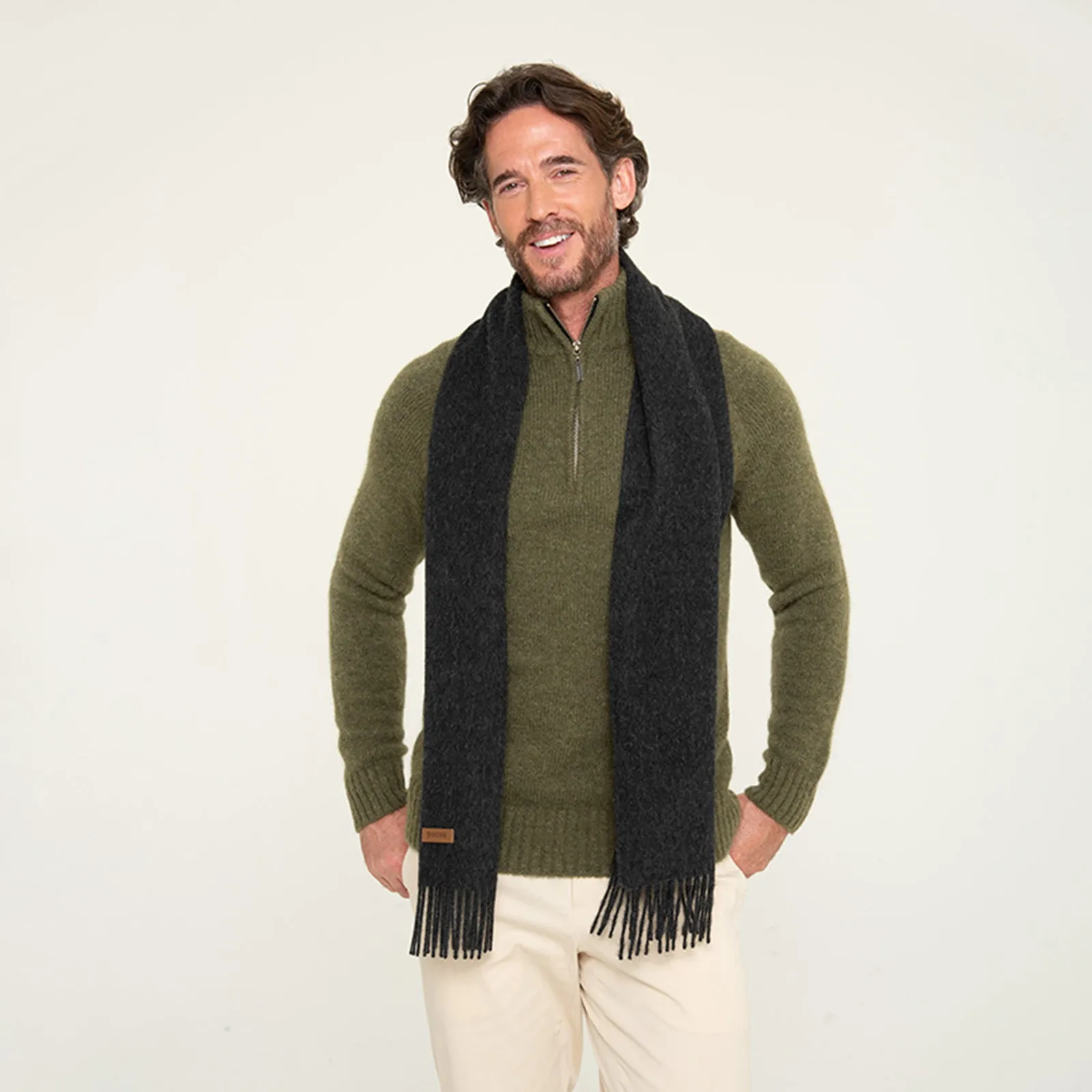 Men's Solid Scarf