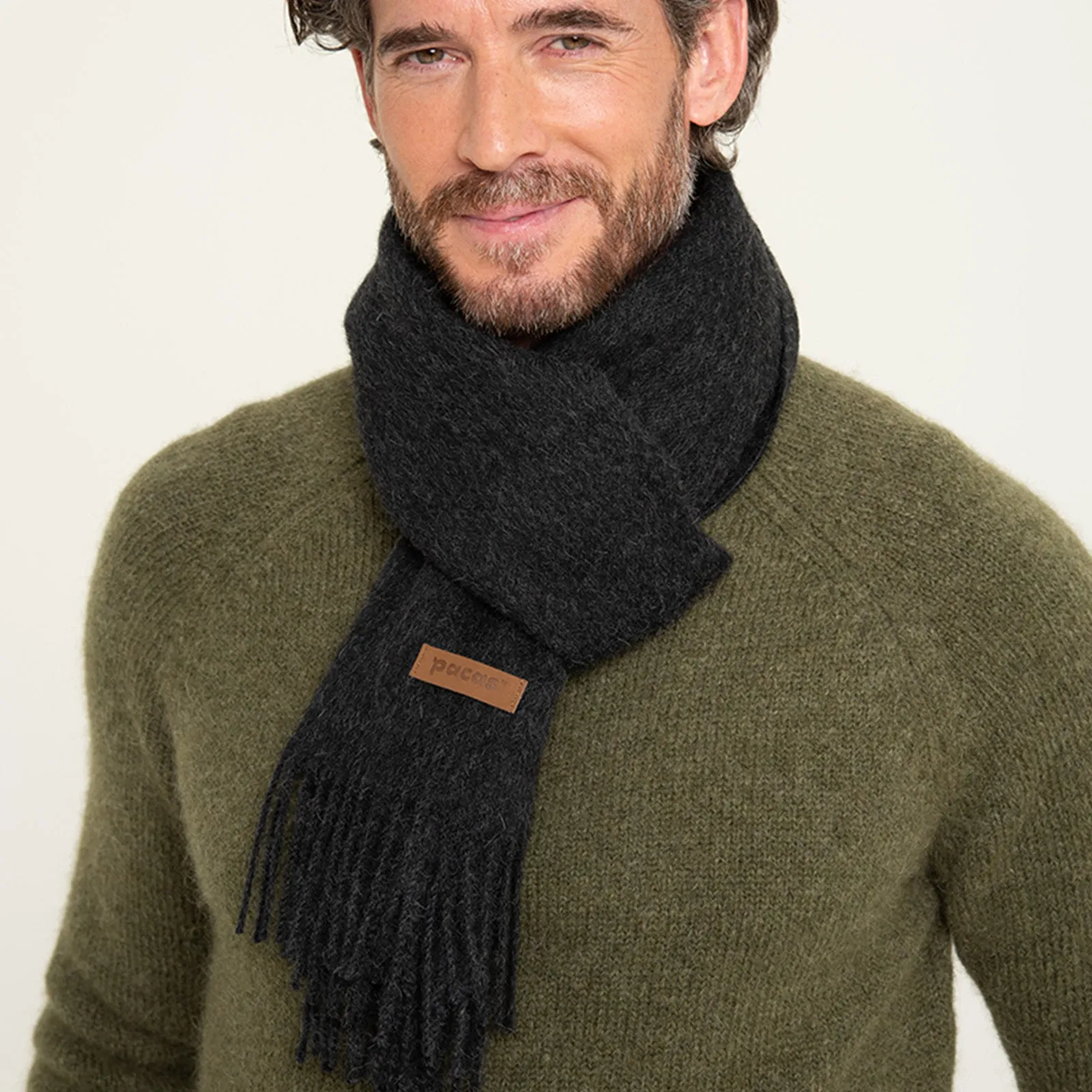 Men's Solid Scarf