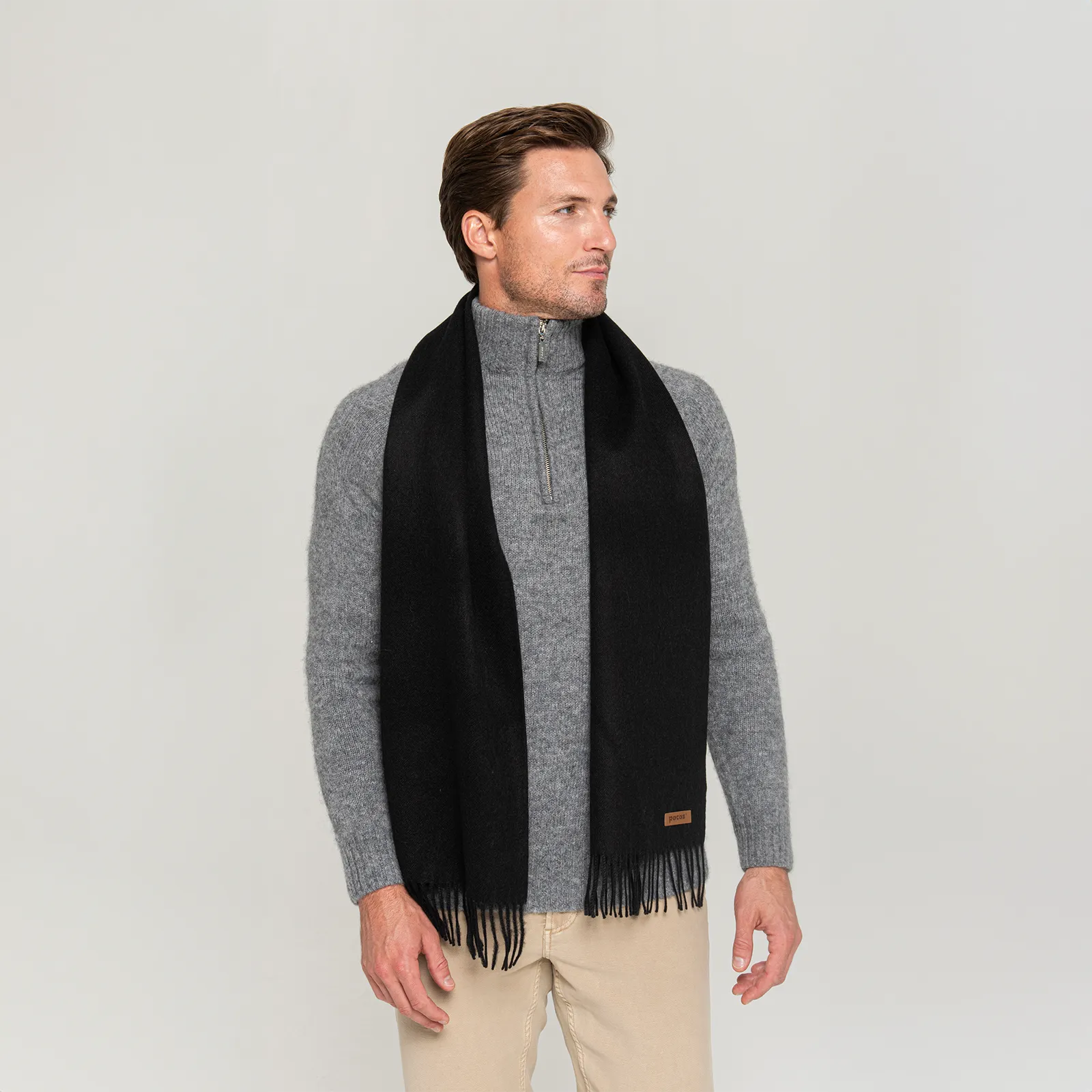 Men's Solid Scarf