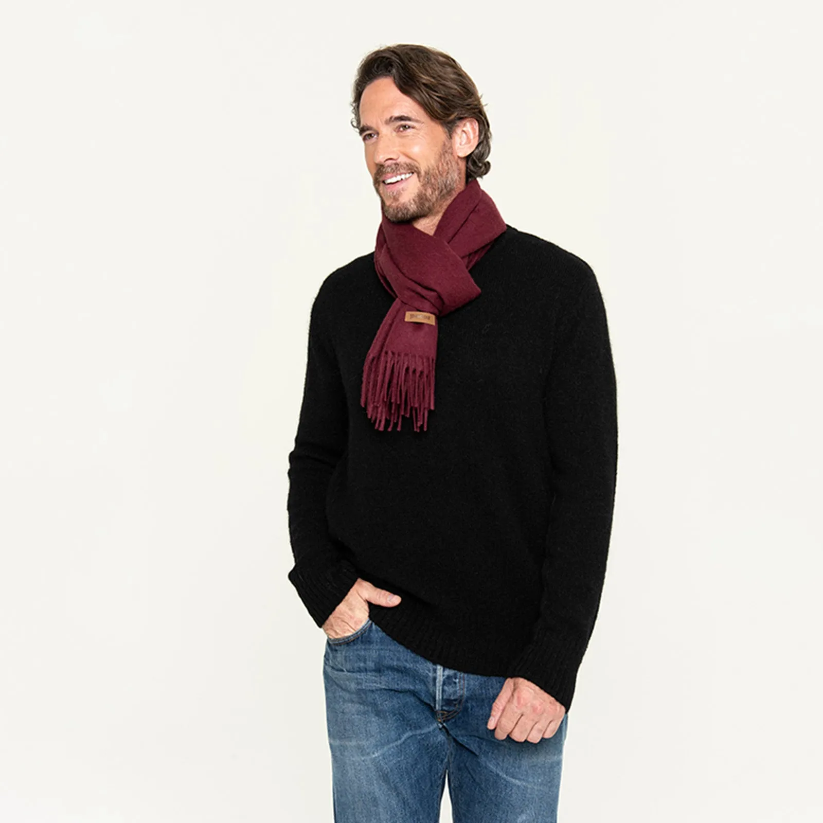Men's Solid Scarf