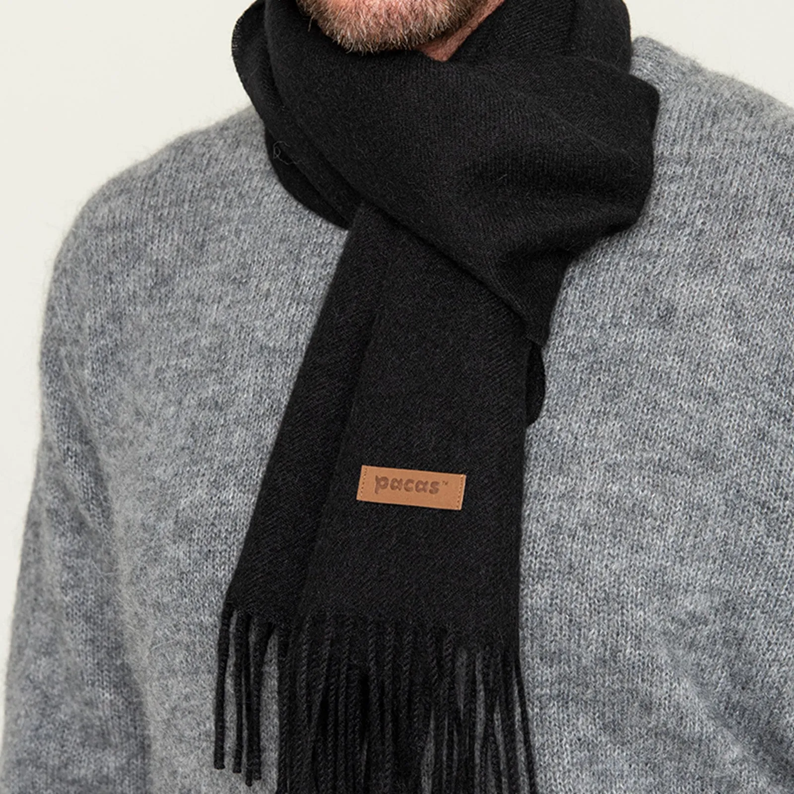 Men's Solid Scarf