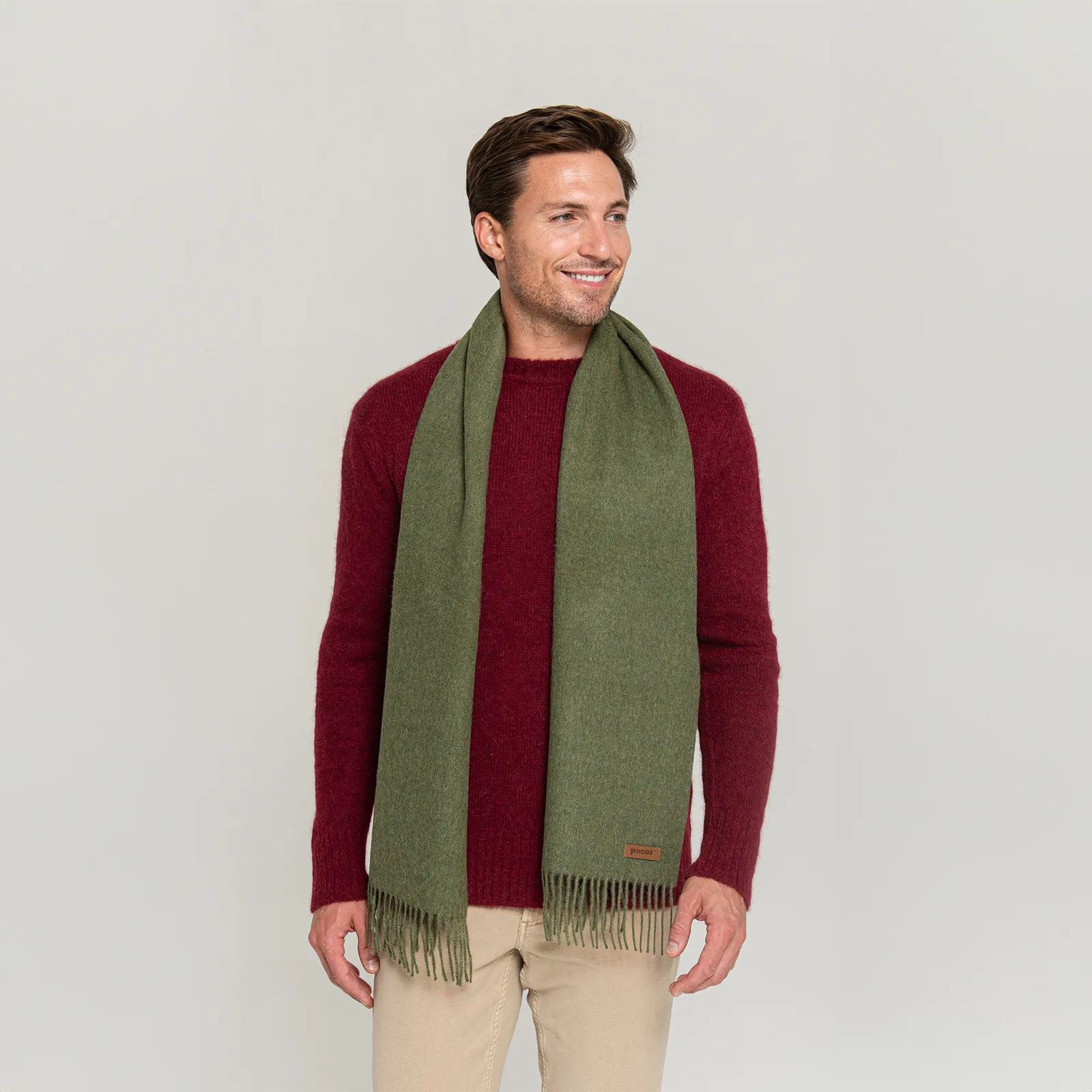 Men's Solid Scarf