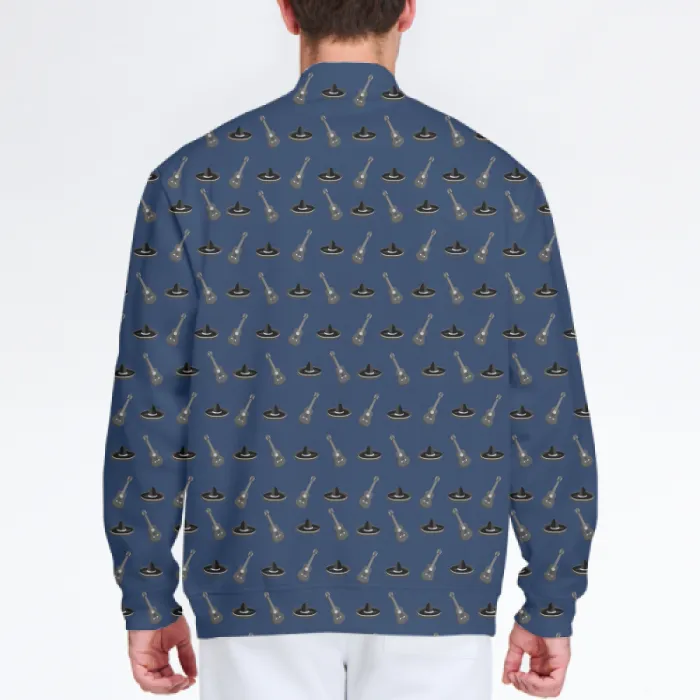 Men's Sporty O-neck Long Sleeve Sports jackets