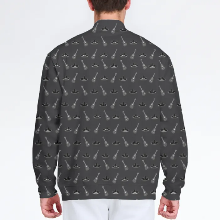 Men's Sporty O-neck Long Sleeve Sports jackets