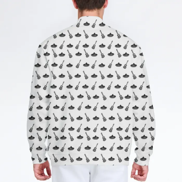 Men's Sporty O-neck Long Sleeve Sports jackets