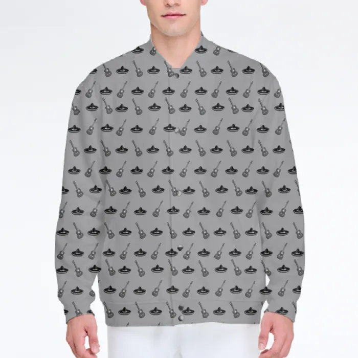 Men's Sporty O-neck Long Sleeve Sports jackets