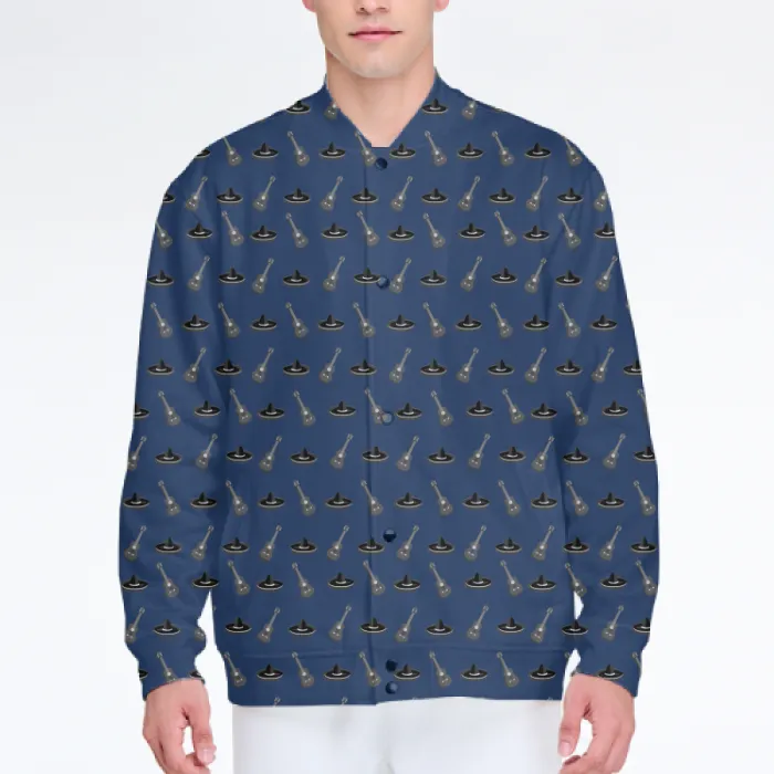 Men's Sporty O-neck Long Sleeve Sports jackets