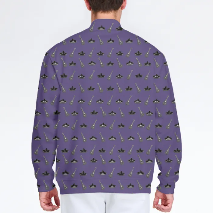 Men's Sporty O-neck Long Sleeve Sports jackets
