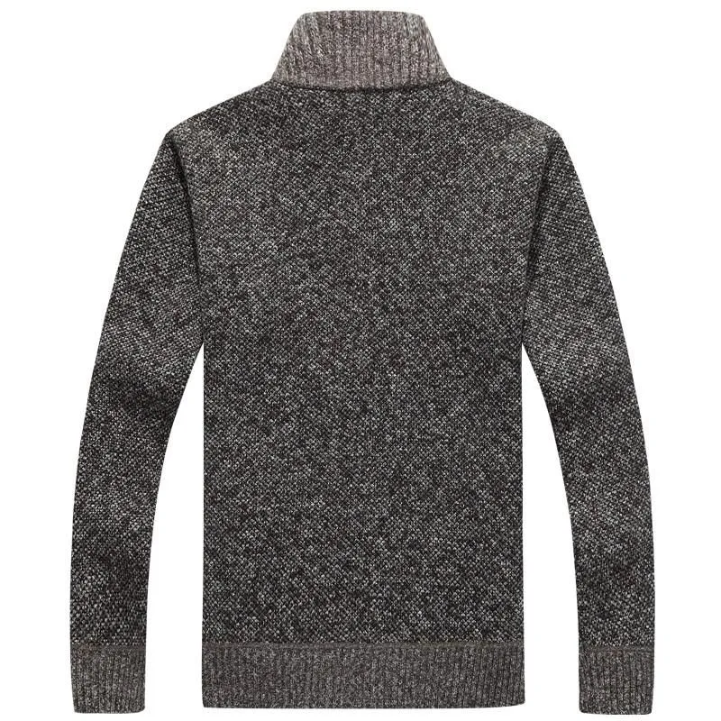 Men's Thick Long Sleeve Zip Jacket