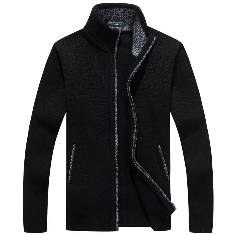 Men's Thick Long Sleeve Zip Jacket