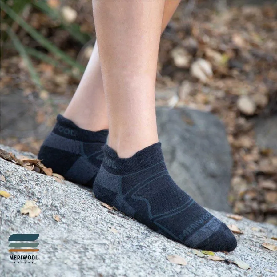 Merino Cushioned Ankle Trainer Socks- 2PK