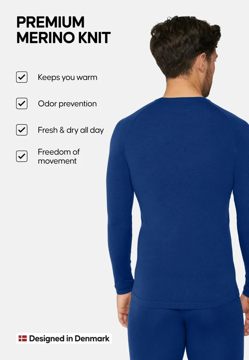 MERINO WOOL BASE LAYER SHIRT FOR MEN