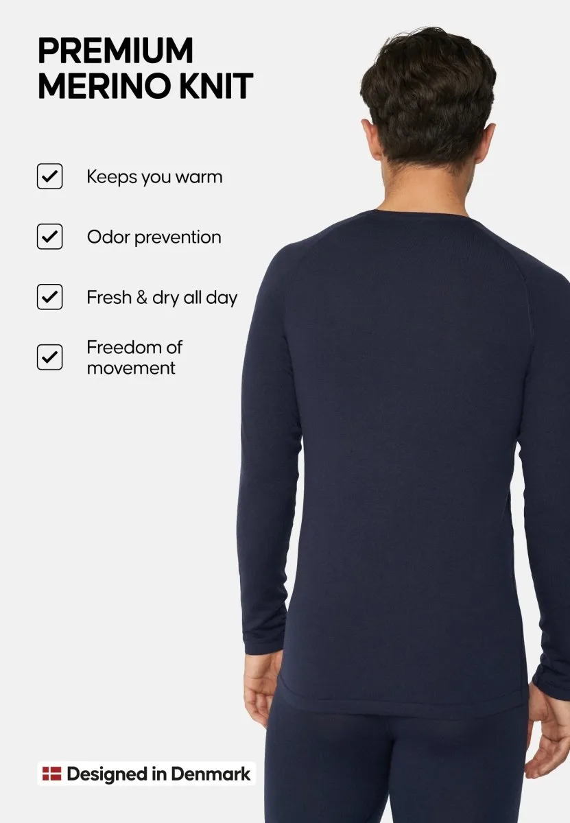 MERINO WOOL BASE LAYER SHIRT FOR MEN