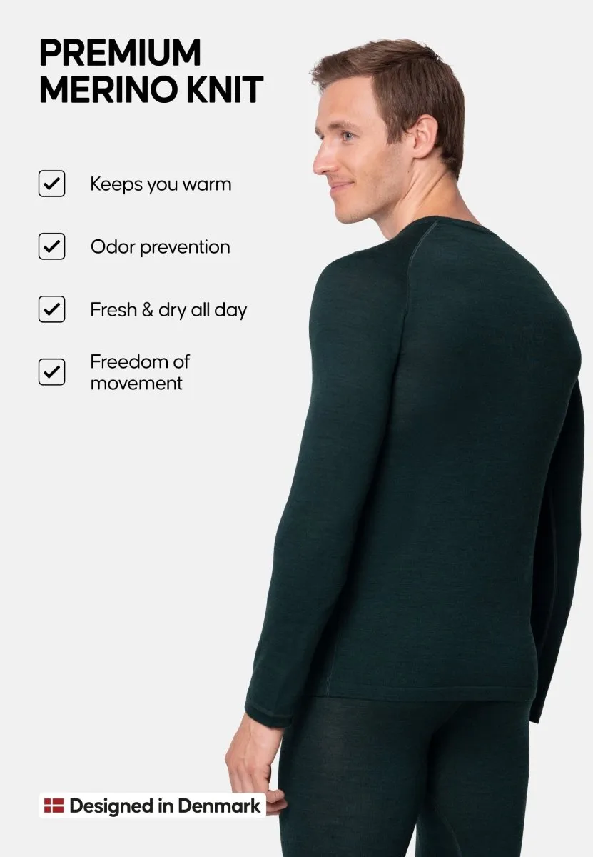 MERINO WOOL BASE LAYER SHIRT FOR MEN