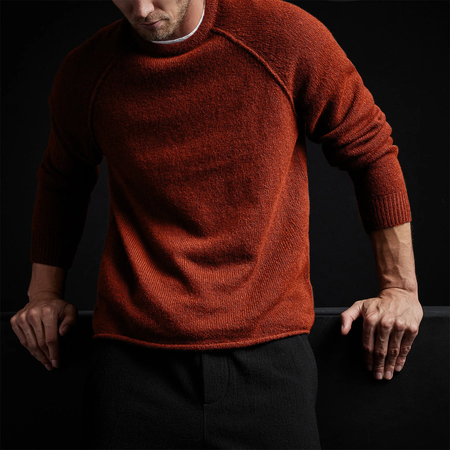 Mid Gauge Cashmere Sweatshirt - Harvest