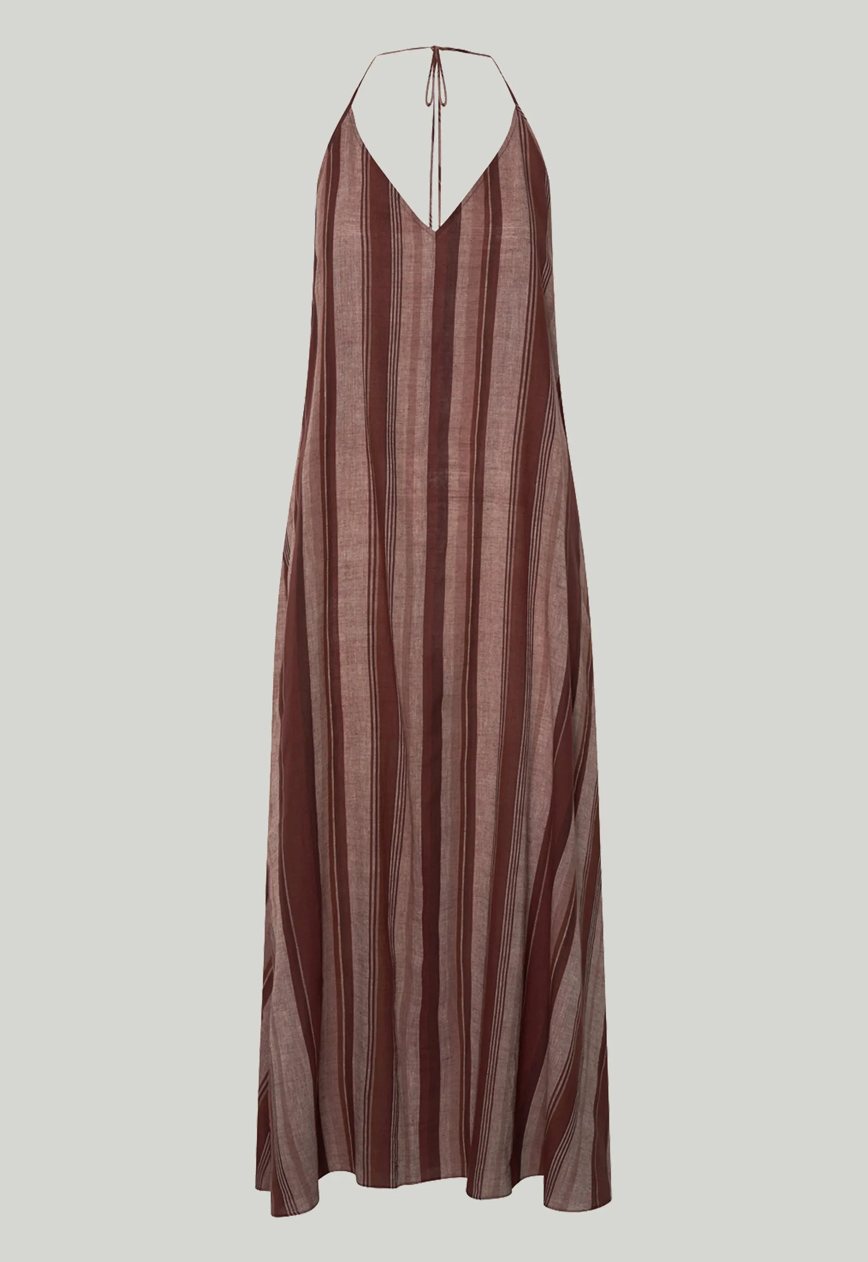 Molten Cotton Dress - Leather / Coffa
