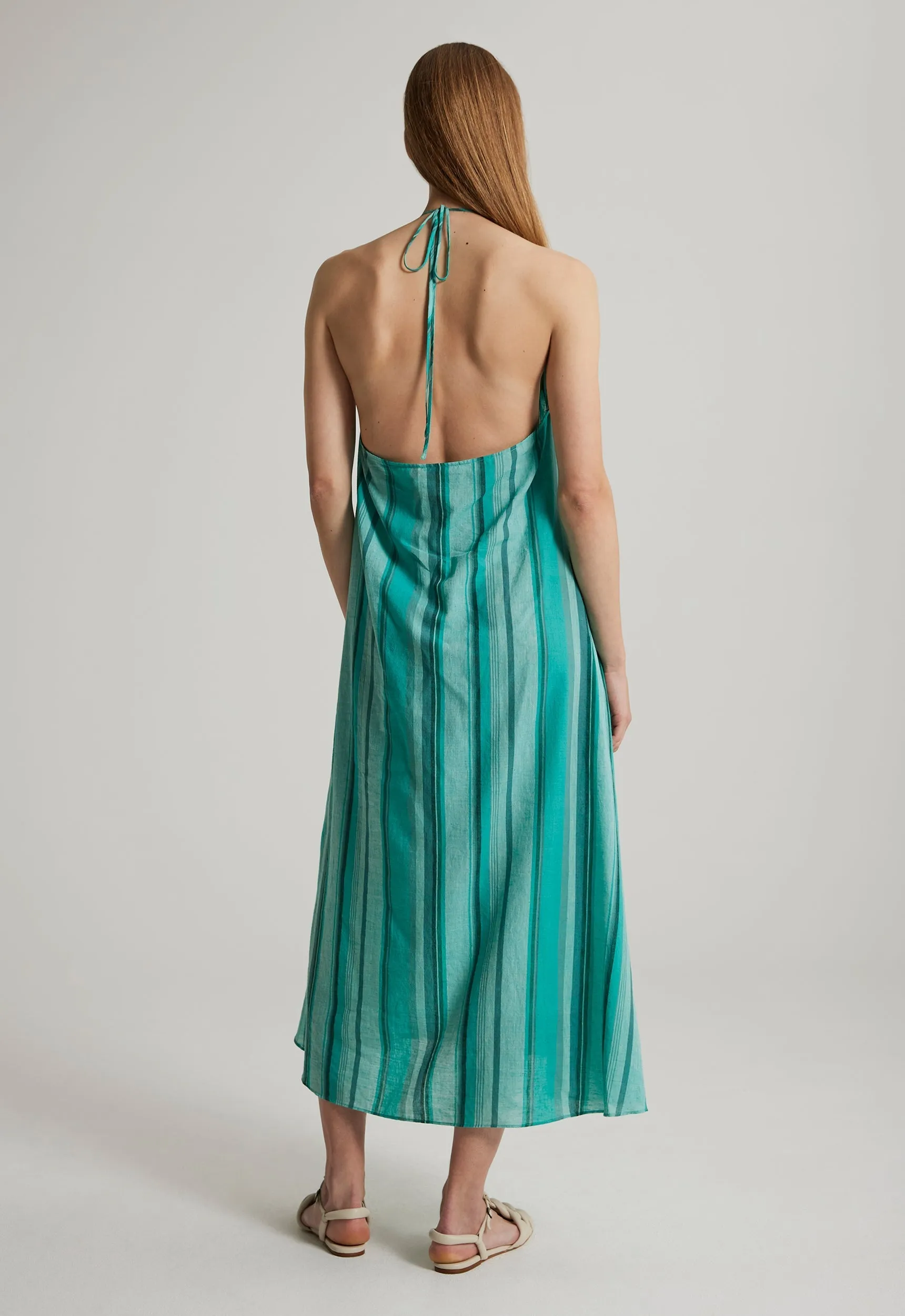 Molten Cotton Dress - Minta / Oiled