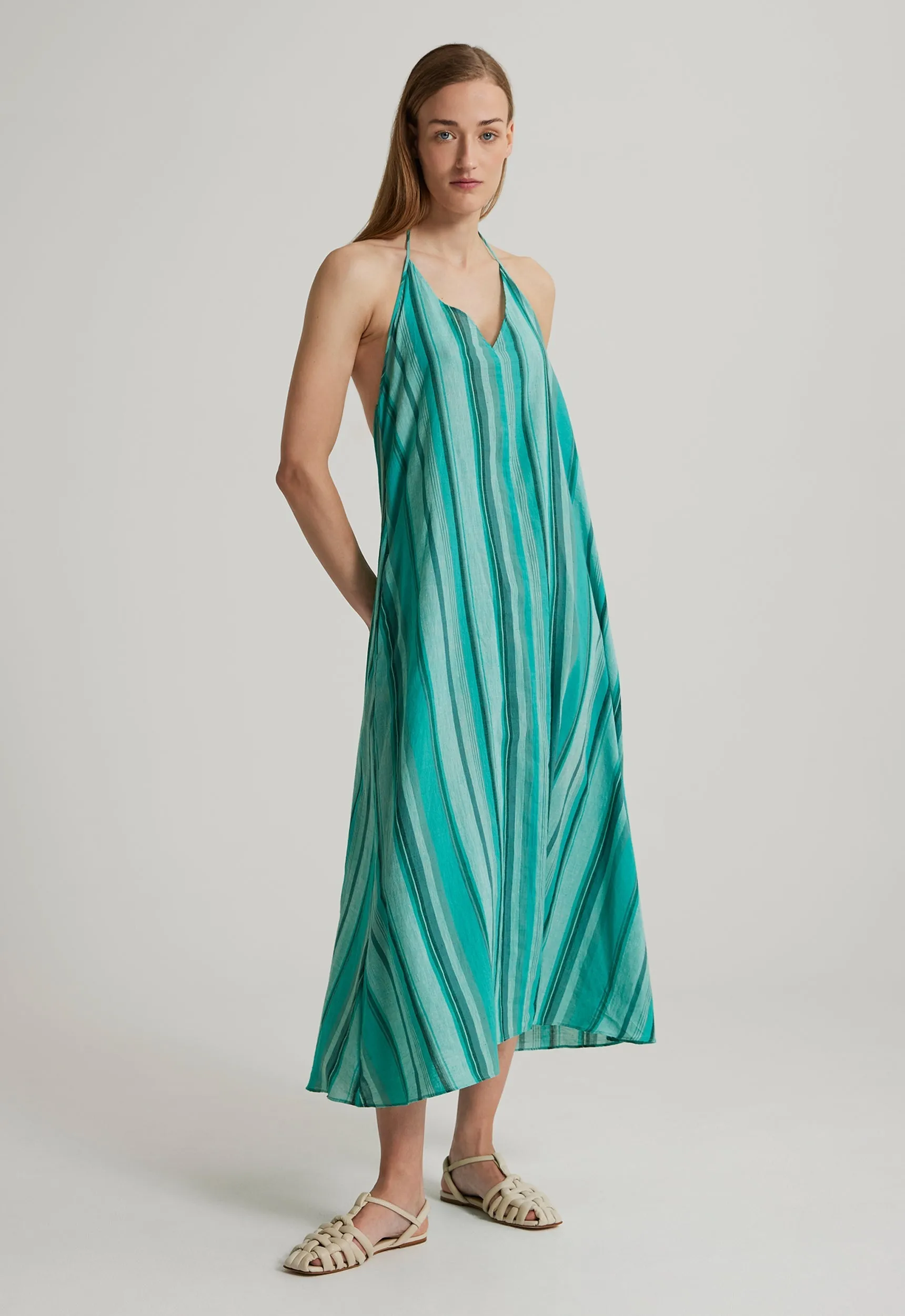Molten Cotton Dress - Minta / Oiled