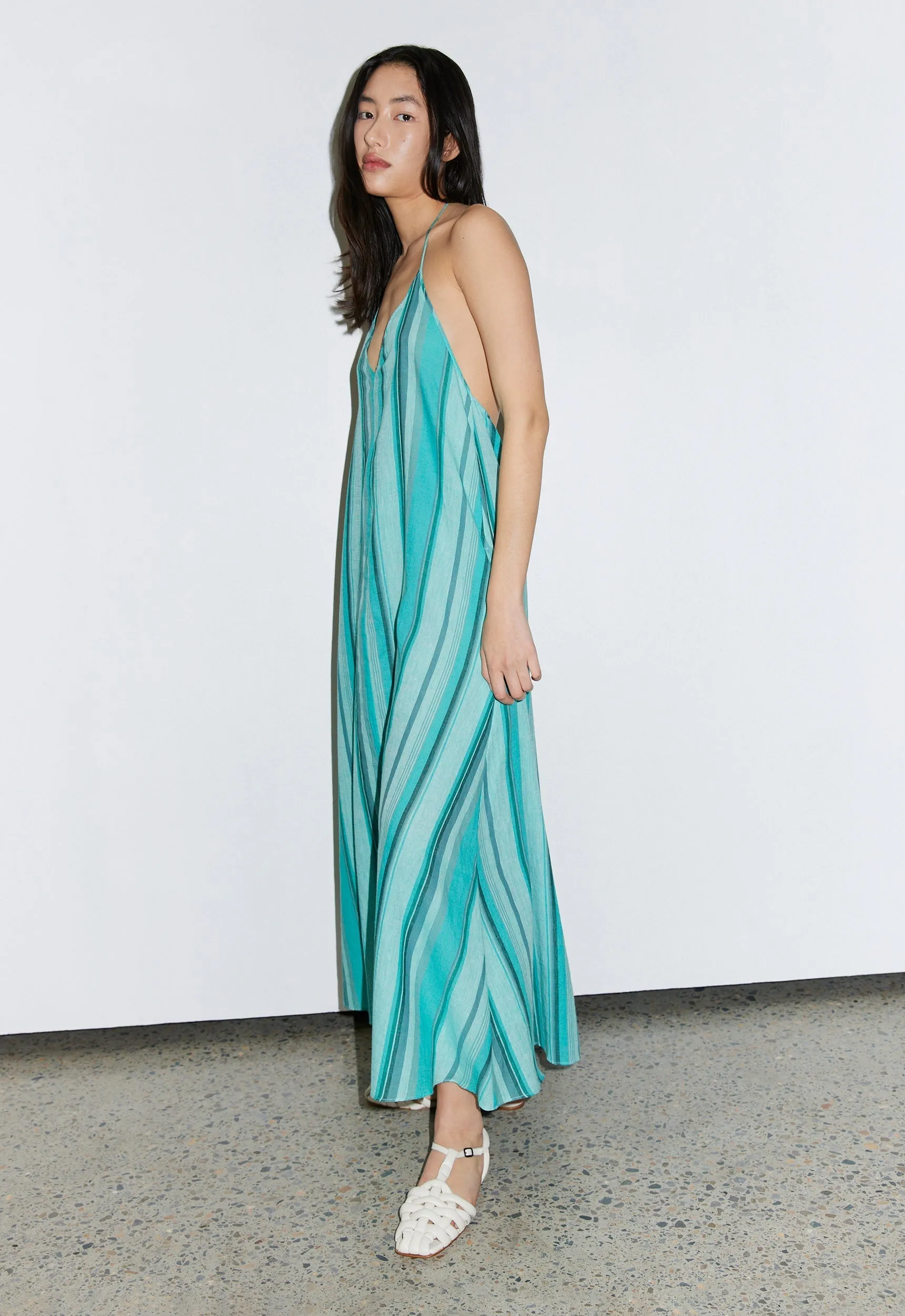 Molten Cotton Dress - Minta / Oiled