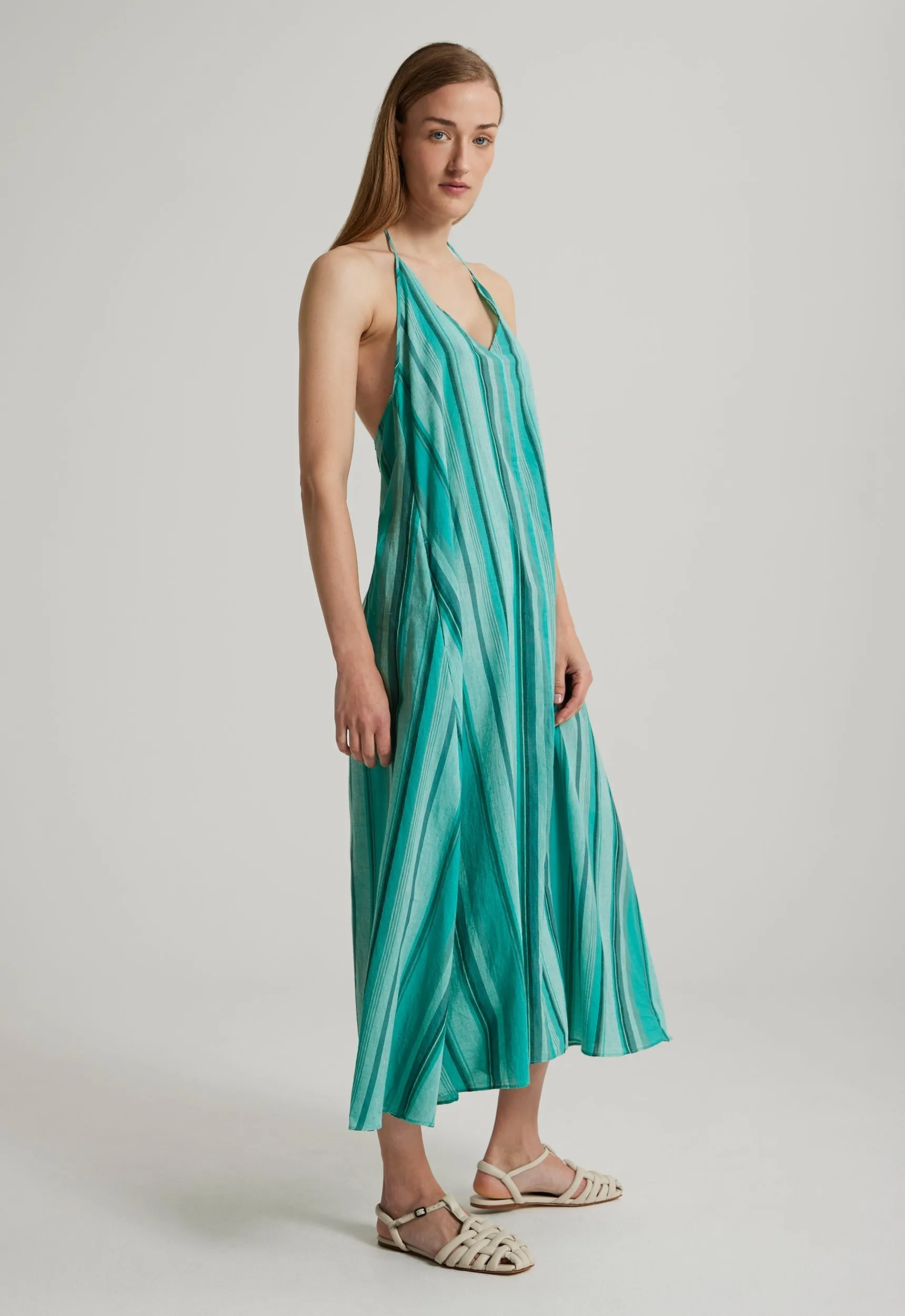 Molten Cotton Dress - Minta / Oiled