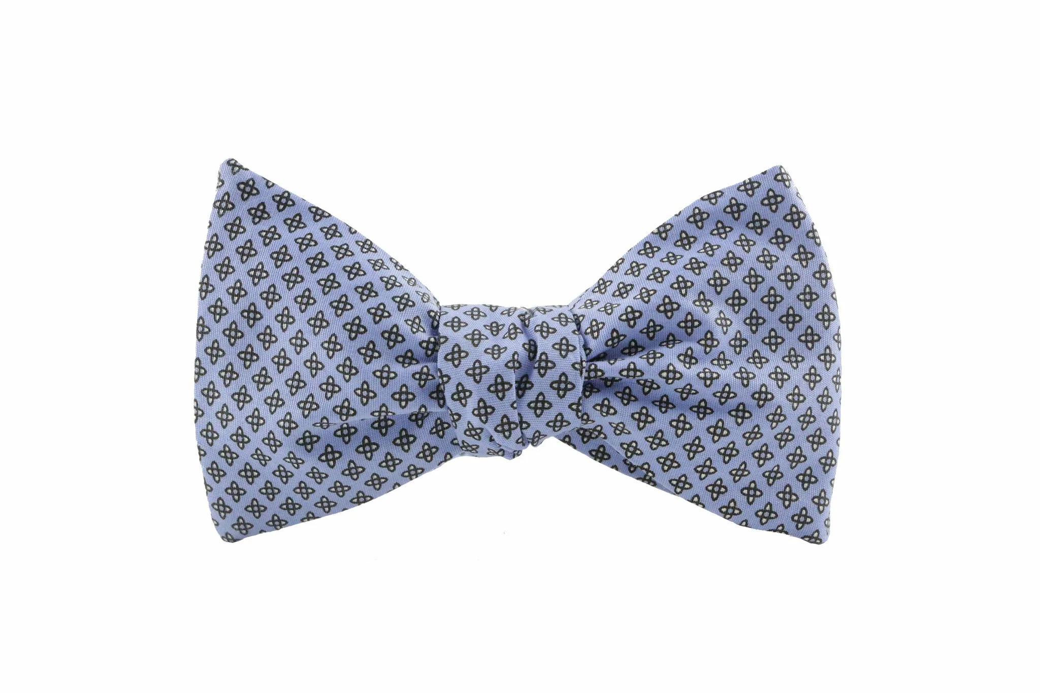 Morocco Blue Geometric Bow Tie