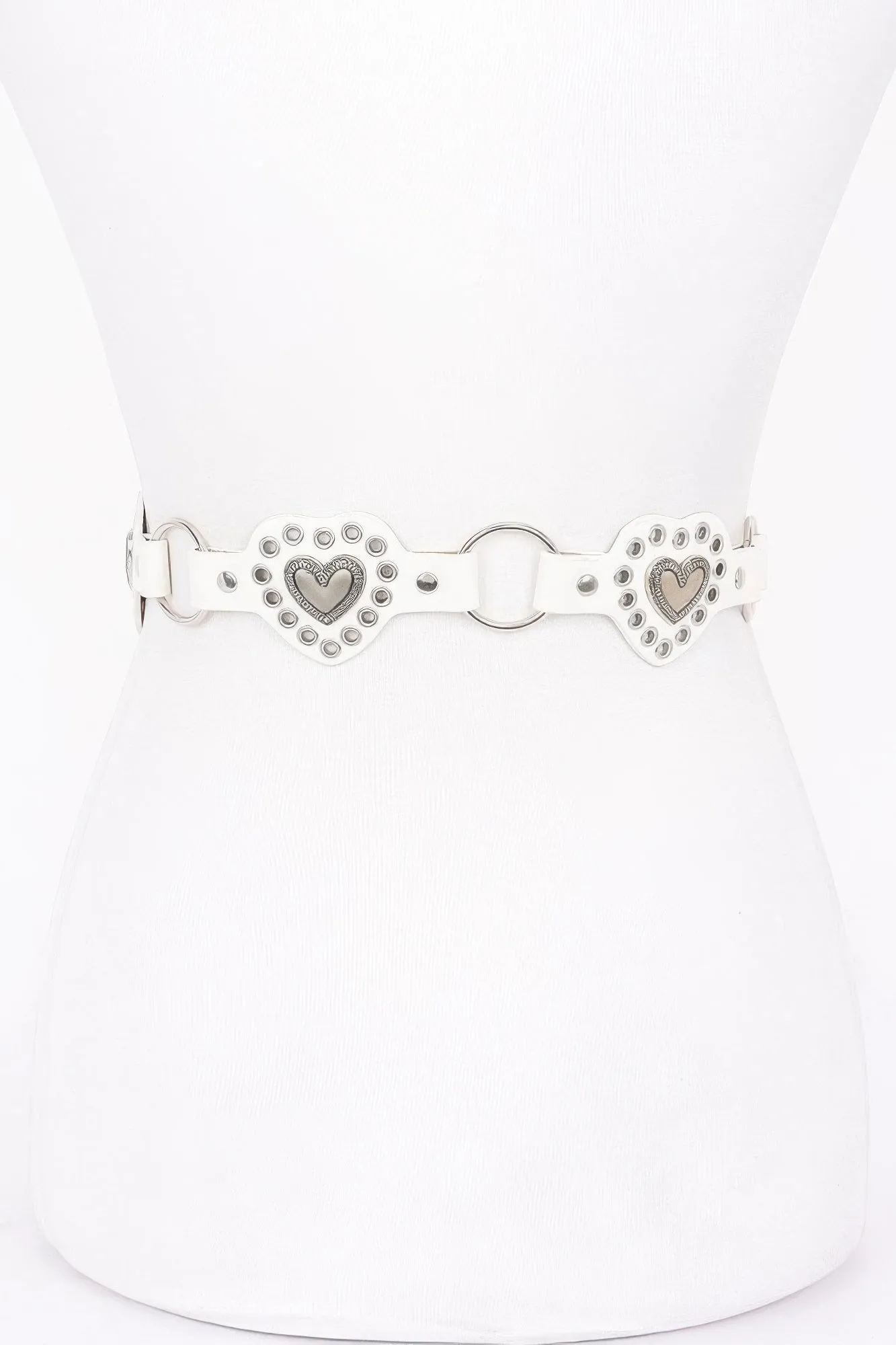 Multi Metal Vintage Pu Belt