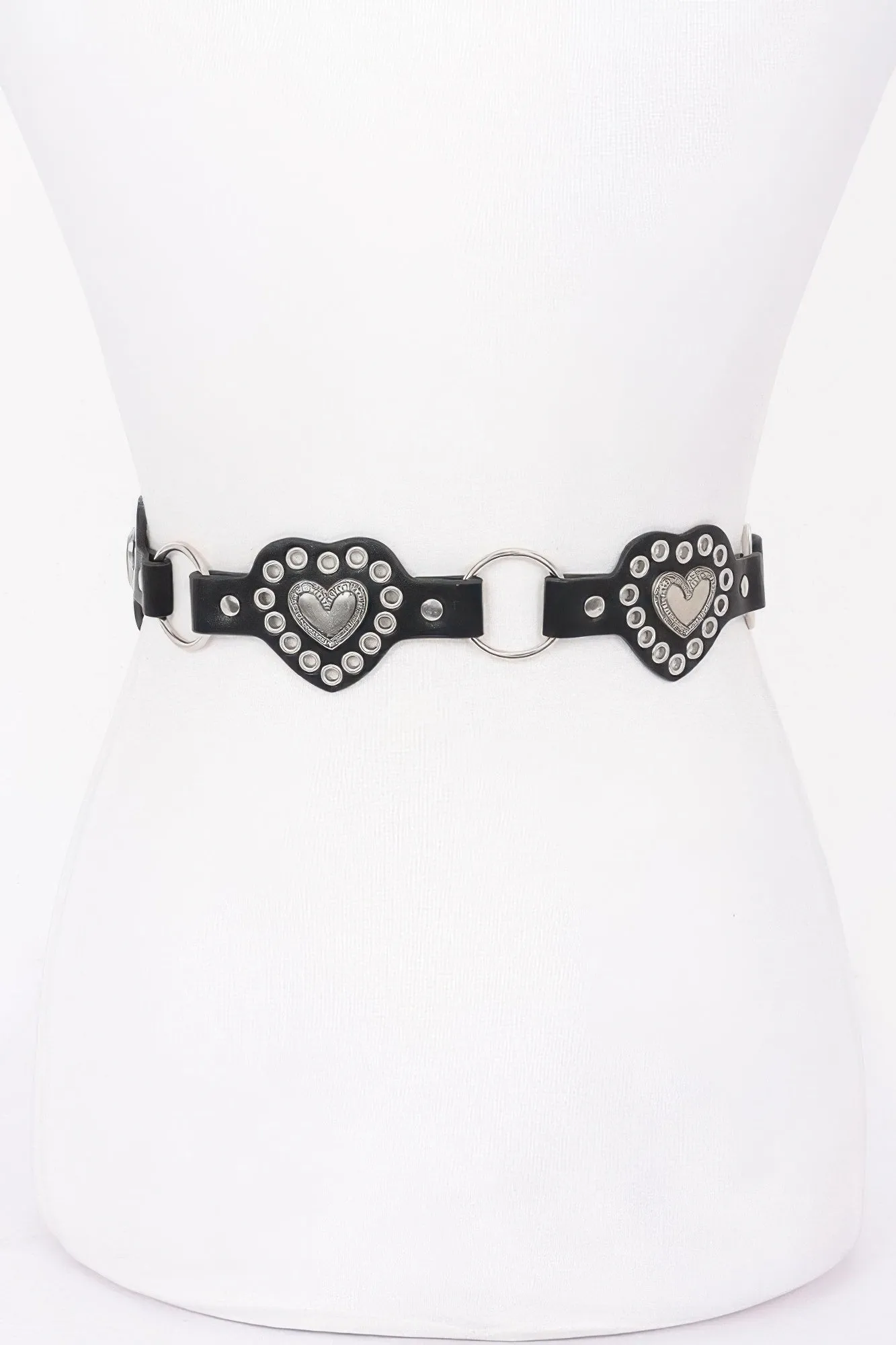 Multi Metal Vintage Pu Belt