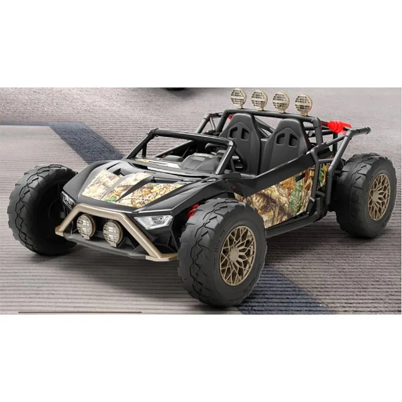 New 2025 Upgraded Land Monster 24V | Leather Seats | Rubber Tires | Upgraded Motors | 2 Seater Ride On | Ages 3-9 | Remote