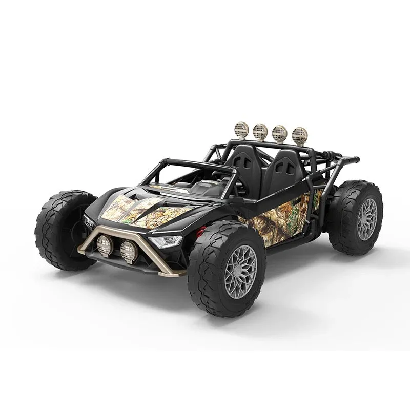 New 2025 Upgraded Land Monster 24V | Leather Seats | Rubber Tires | Upgraded Motors | 2 Seater Ride On | Ages 3-9 | Remote