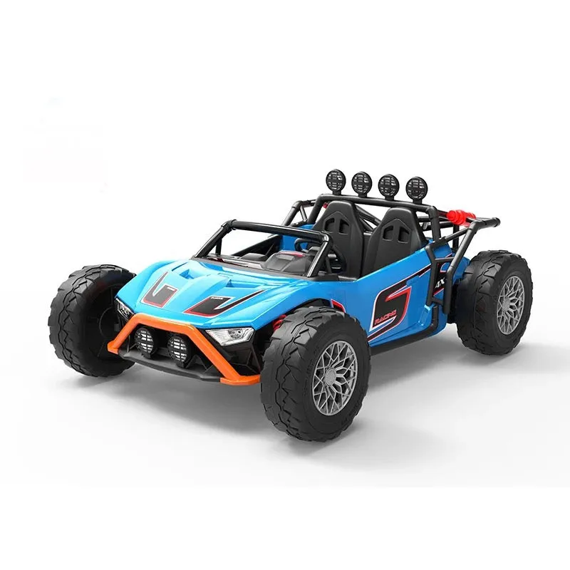 New 2025 Upgraded Land Monster 24V | Leather Seats | Rubber Tires | Upgraded Motors | 2 Seater Ride On | Ages 3-9 | Remote