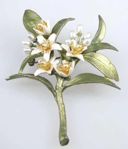 Orange Blossom Pin