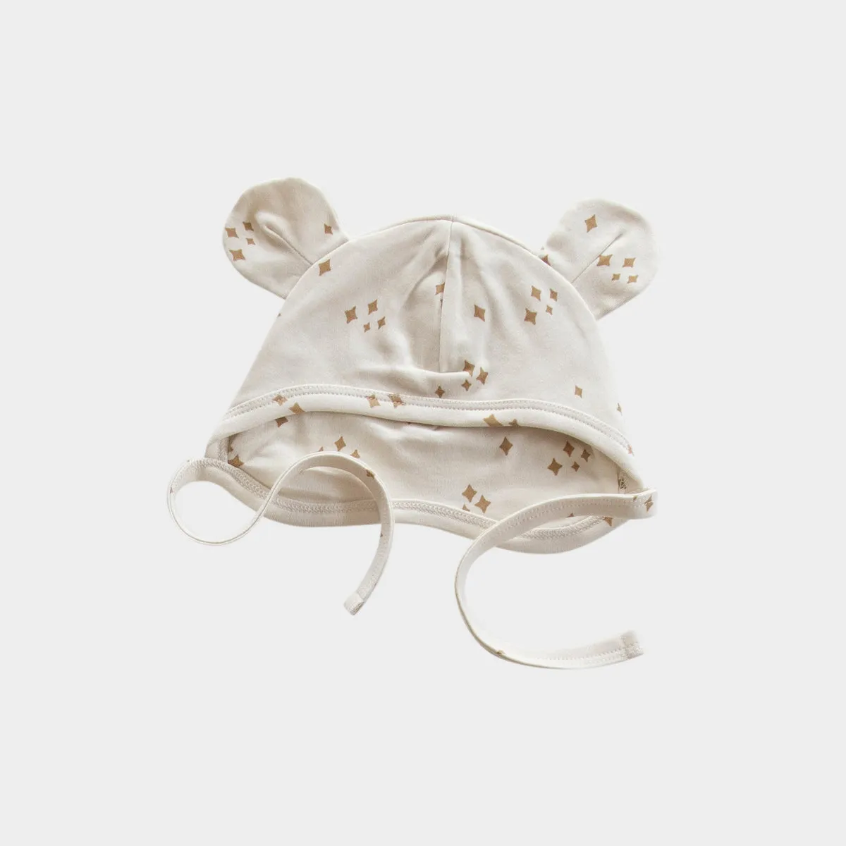 Organic Cotton Bear Hat - Stardust