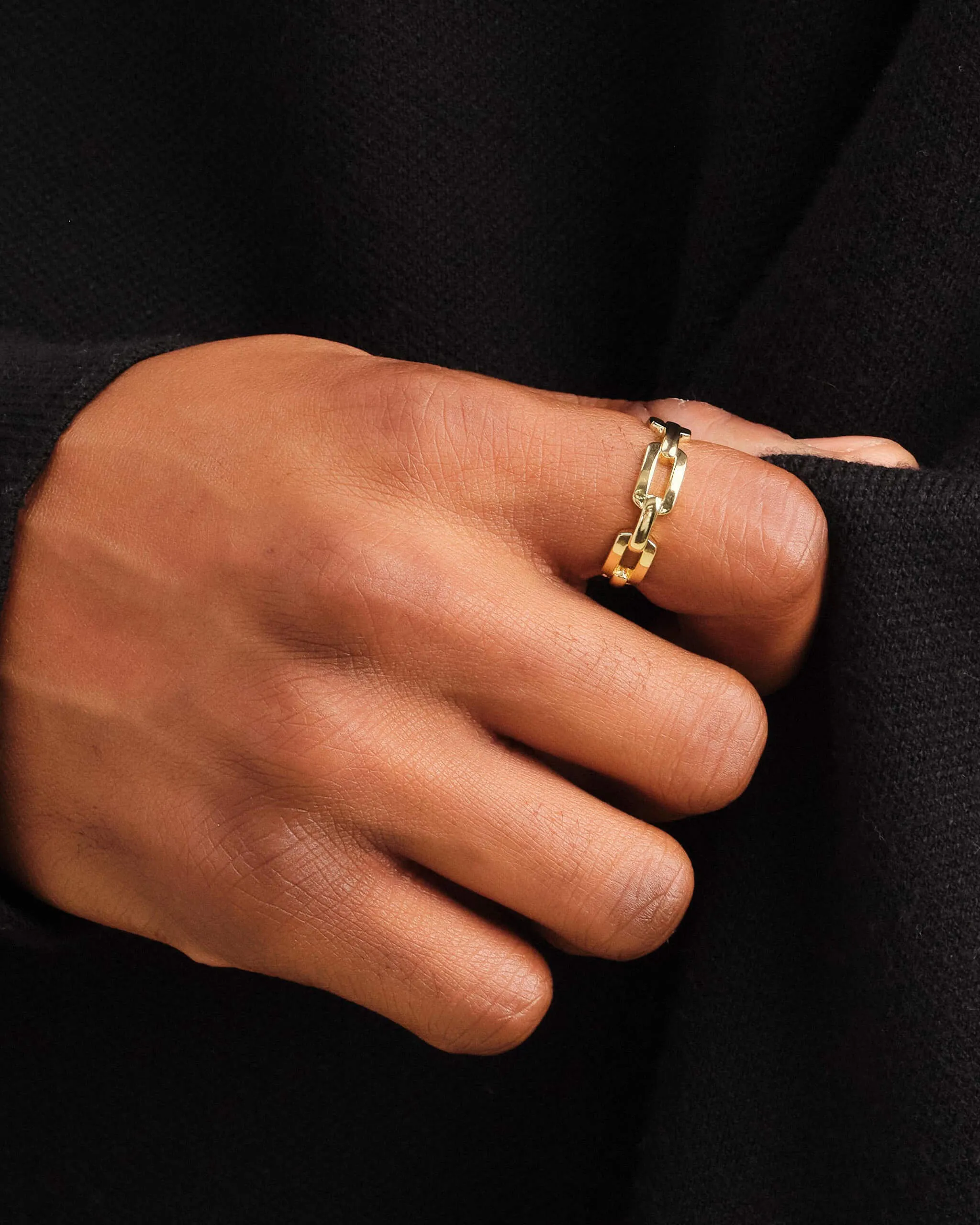 Paperclip Ring - Gold