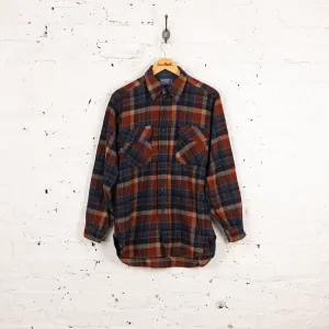 Pendleton Wool Check Shirt - Blue - M