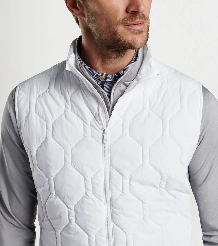 Peter Millar - Blitz Vest - White/Gale Grey