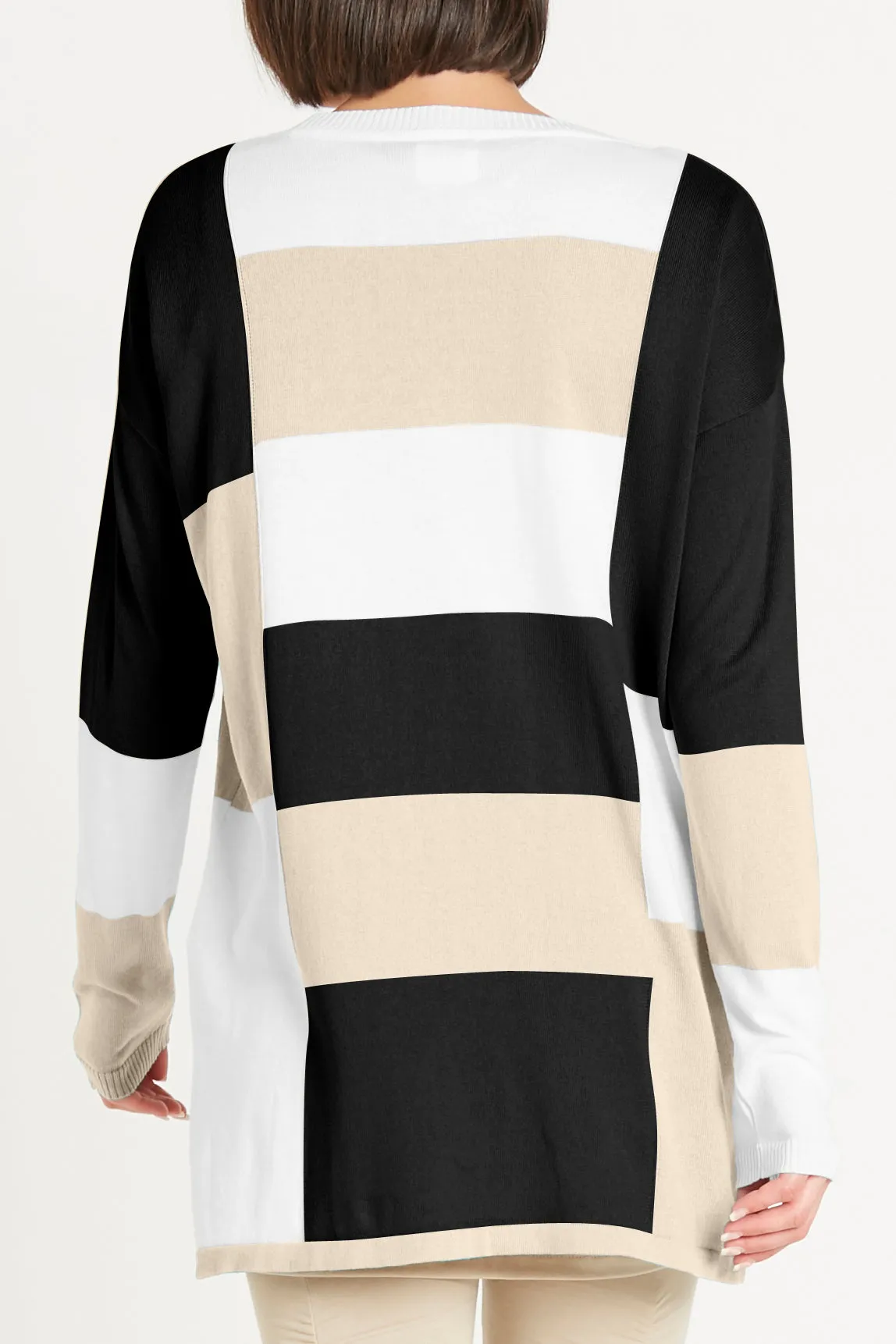 Pima Cotton Jenga Crewneck Sweater