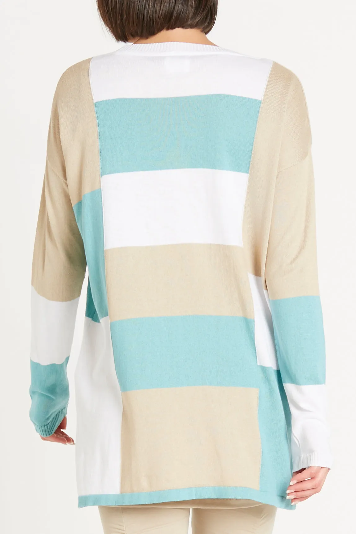 Pima Cotton Jenga Crewneck Sweater