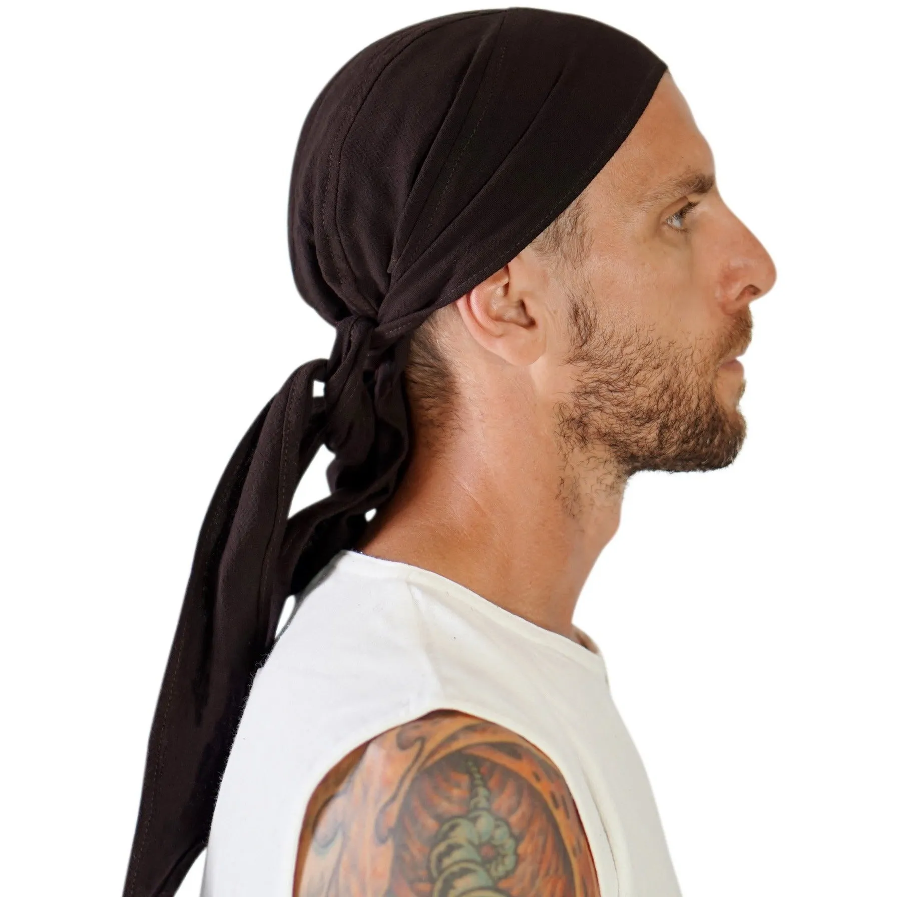 'Pirate Bandana' Medieval Hat - Brown