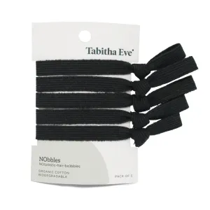 Plastic Free Hair Ties from Tabitha Eve- Black
