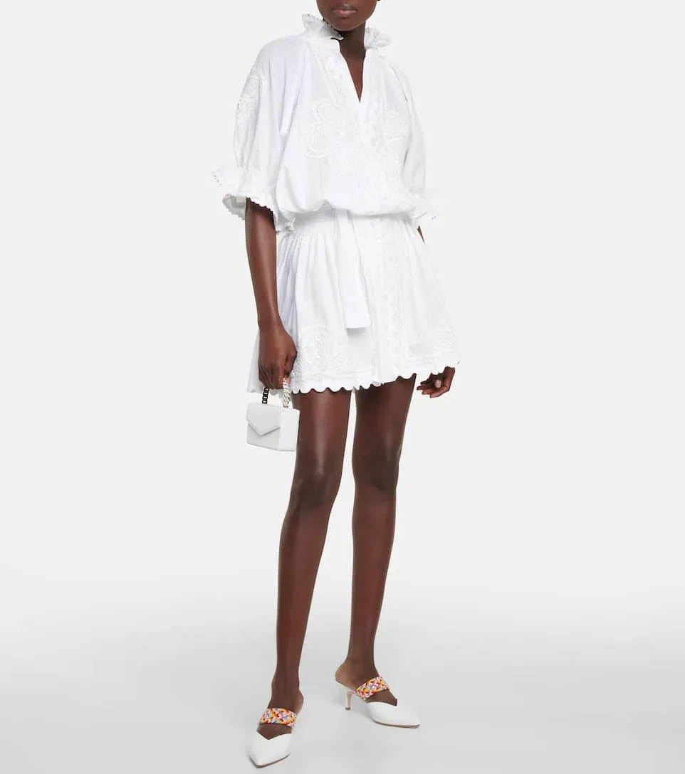 Poplin Blouson Dress
