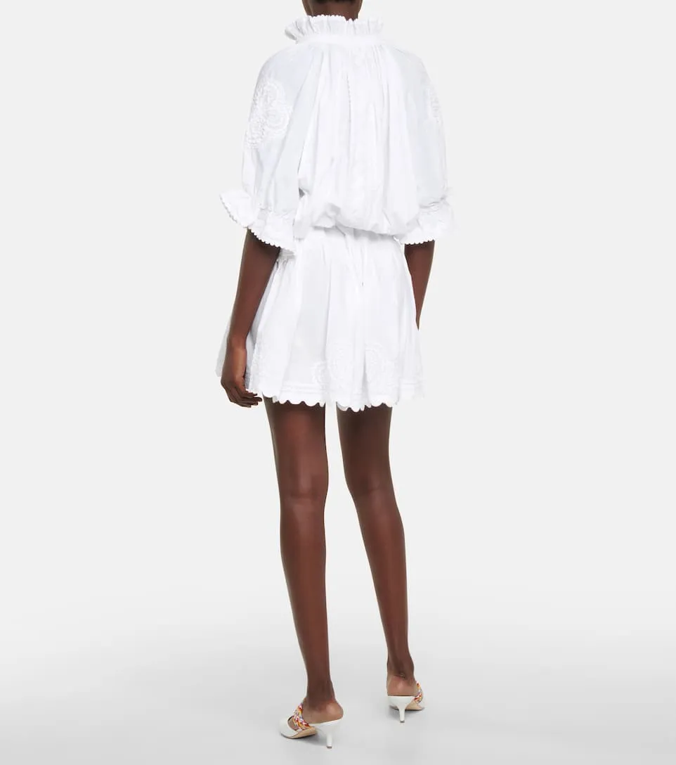 Poplin Blouson Dress