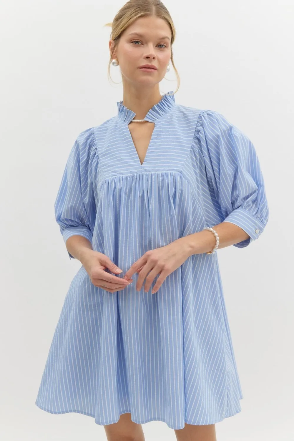 Preppy Step Striped Dress