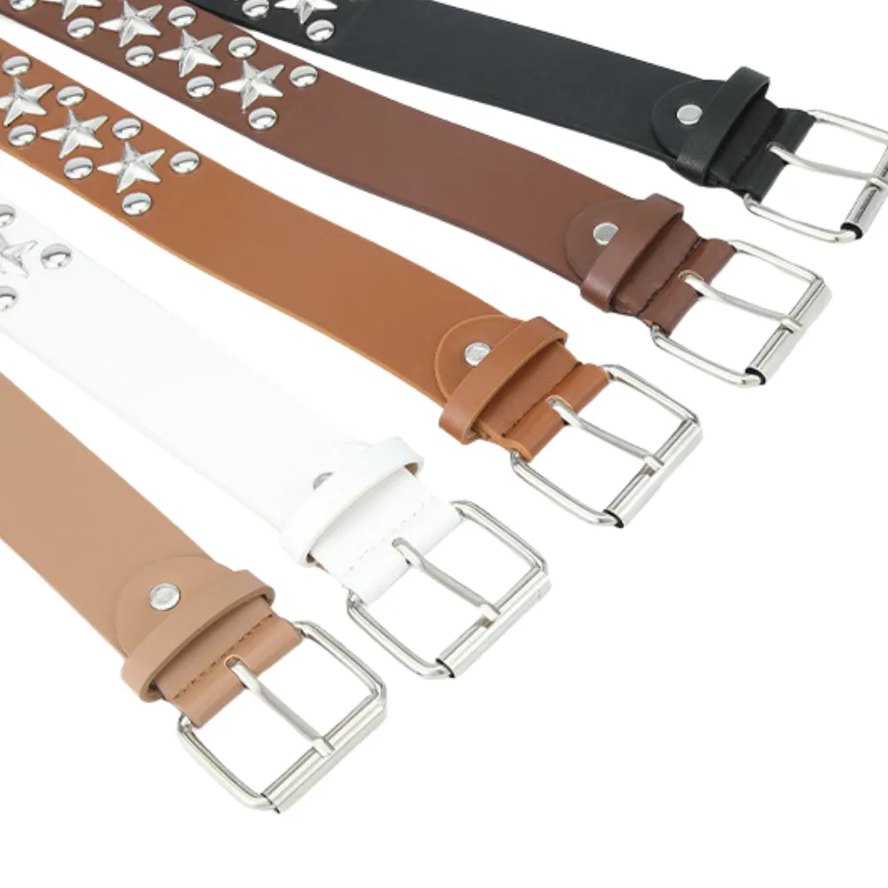 Punk Pin Buckle PU Belt