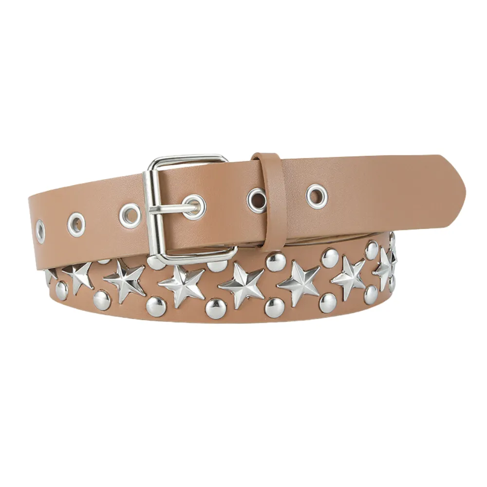 Punk Pin Buckle PU Belt