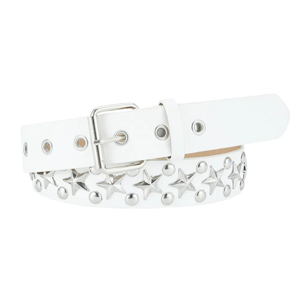 Punk Pin Buckle PU Belt