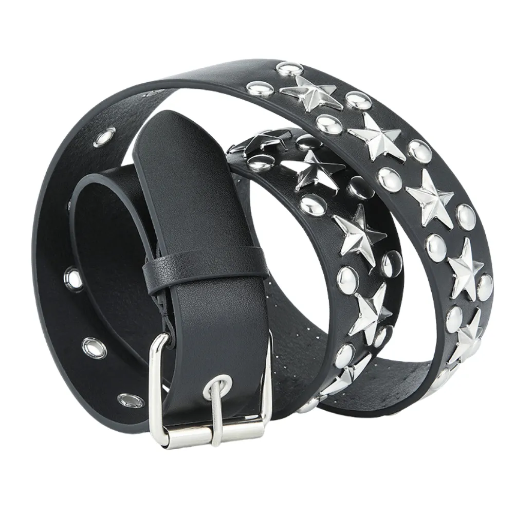 Punk Pin Buckle PU Belt