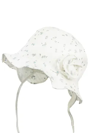 "Bailey" Sky Blue Floral Sun Hat