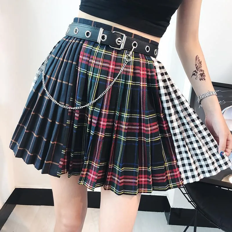 "PUNK CIRCLE HOLE CHAIN" BELT K041802