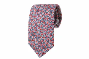 Red Floral Tie