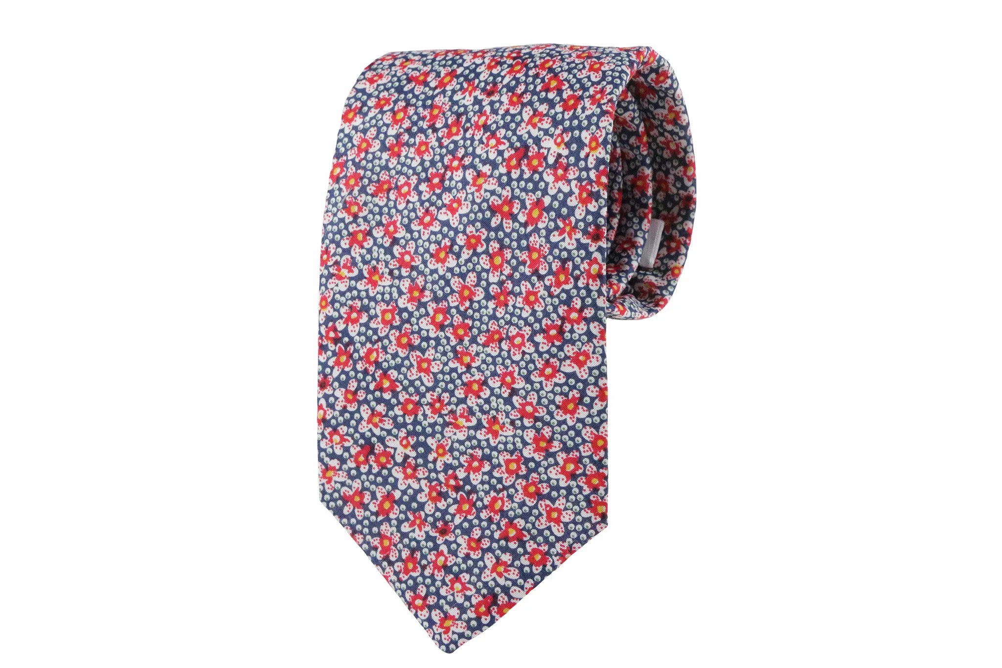 Red Floral Tie